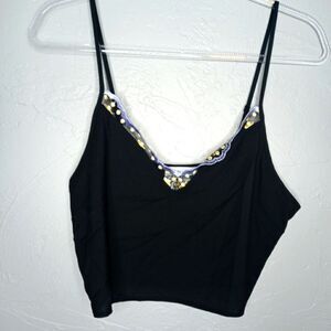 Alice McCall Adorable BLS Black Crop Cami